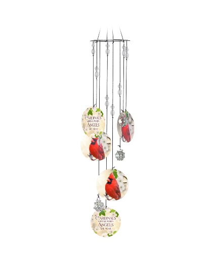 Cardinals Angels Wind Chime Chime