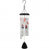 Cardinals Appear 38" Picture Wind Chime Powell Florist Exclusive