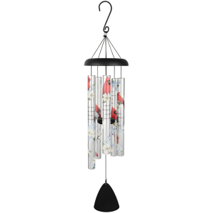 Cardinals Appear 38" Picture Wind Chime Powell Florist Exclusive