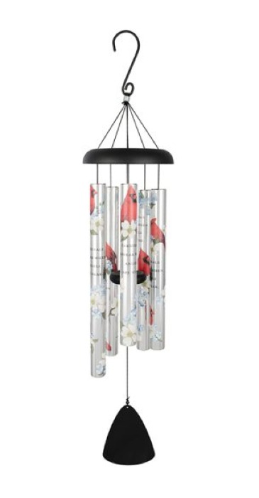 "Cardinals Appear" 38" Wind Chime in Jefferson City, MO | RIVER CITY FLORIST & GIFTS "Cardinals Appear" 38" Wind Chime in Jefferson City, MO | RIVER CITY FLORIST & GIFTS