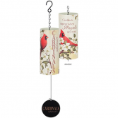 Cardinals Appear Cylinder Wind Chime