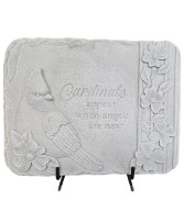 Cardinals Appear Memory Stone With Easel Memorial Stone