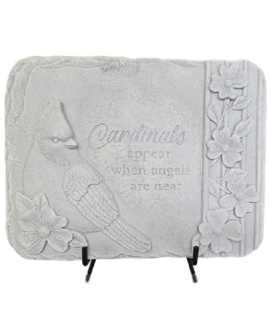 Cardinals Appear Memory Stone With Easel Memorial Stone