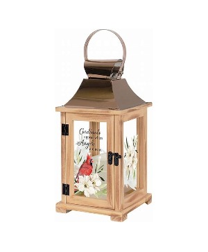 "Cardinals Appear" Shadow Box Lantern 