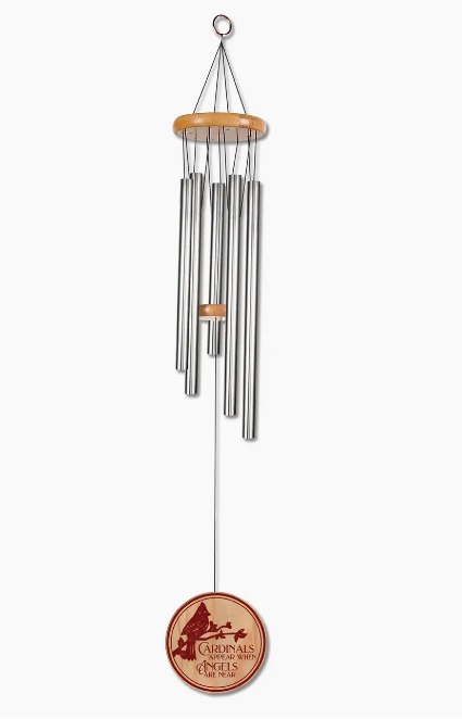 Cardinals Appear Wind Chime 