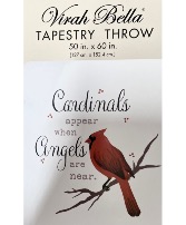 Cardinals Are Near Sympathy Keepsake Throw