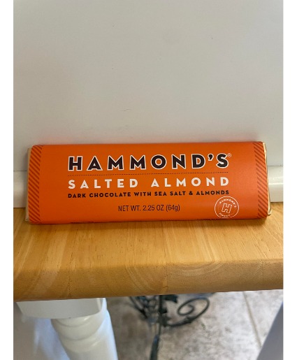 Salted Almond Dark Chocolate Bar 