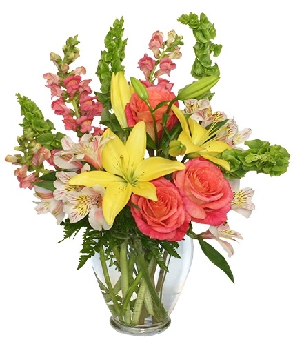 Carefree Spirit Flower Arrangement in Wake Forest, NC - Garden of Eden ...