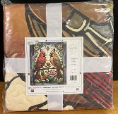 Cardinal Pair Quilted Throw