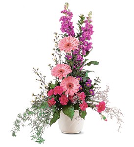 Caring Touch Fresh Funeral Arrangement in Presque Isle, ME | COOK FLORIST, INC.