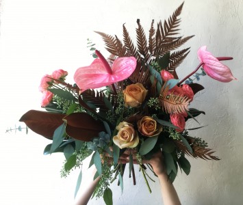 Carmine Terracotta Handtied Bouquet