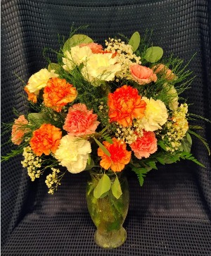 Carnation Bundle Vase Arrangement 