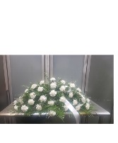 Carnation Casket Spray 185.95 