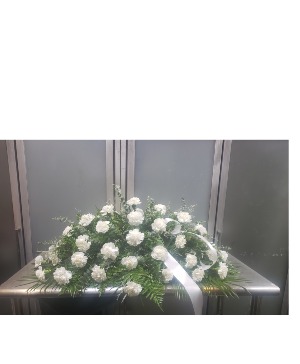 Carnation Casket Spray 185.95 