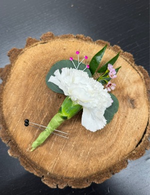 Carnation Charm Prom/Wedding Corsage