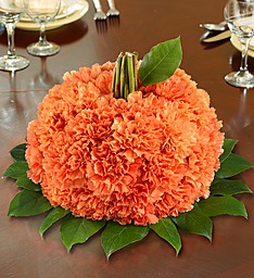 Carnation Pumpkin Centerpiece