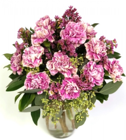 Carnations - Classic Dozen Vase Arrangement