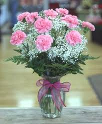 Carnations Choice of Color Vase