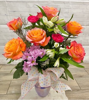 Carol Rose Beauty  Lavender Vase