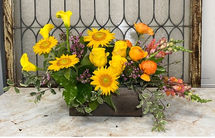 Carolina Sunshine Vase Arrangement