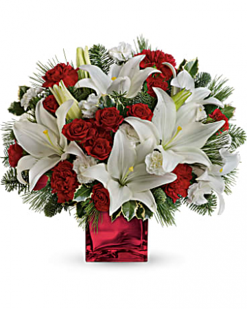Caroling In The Snow Christmas Bouquet in Miami, FL | FLOWERTOPIA Caroling In The Snow Christmas Bouquet in Miami, FL | FLOWERTOPIA