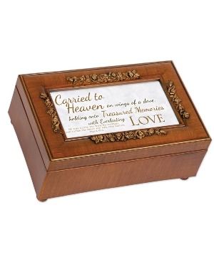 Carried To Heaven Music Box - Petite Box
