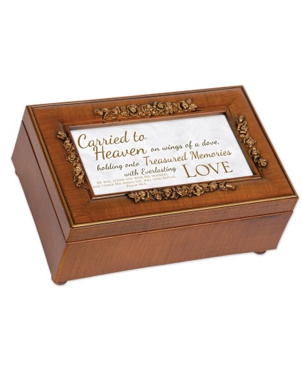 Carried To Heaven Music Box - Petite Box