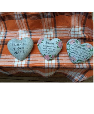 Carson hearts for garden or cemetery  