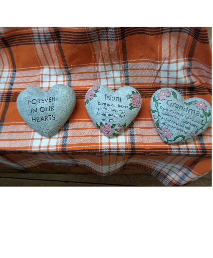 Carson hearts for garden or cemetery  