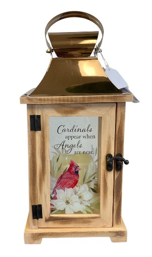 Carson's Cardinal Lantern  Bereavement Lantern 