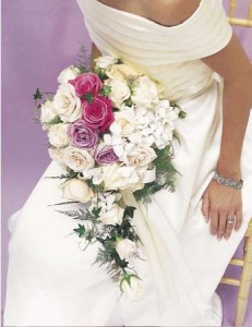 Cascade of Pastels Bridal Bouquet