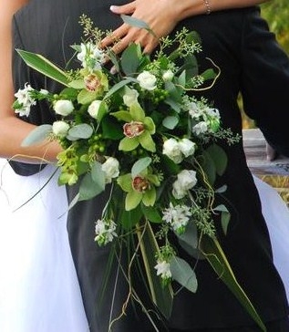 Cascading Beauty Wedding Bouquet