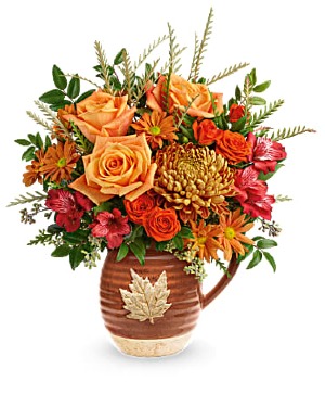 Cascading Blooms Bouquet Fall