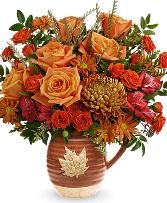 cascading blooms bouquet Thanksgiving