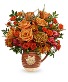 Cascading Blooms bqt Fall leaf Pitcher