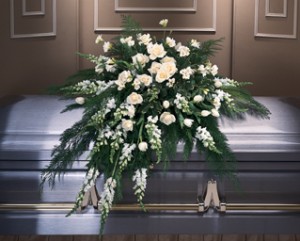 Casket Flower Roses and Cornations 