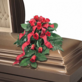 Casket Spray 12 Red Roses...Can have any color Rose if in stock