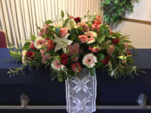 Casket Spray in Osoyoos, BC | POLKA DOT DOOR Casket Spray in Osoyoos, BC | POLKA DOT DOOR