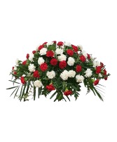 Casket Spray - Carnations  