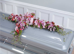 CASKET SPRAY CROSS