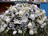 Casket white silver S_144