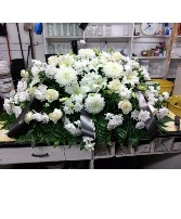 cassket spray arrangement Flower Arrangement