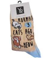 I Was Normal 3 Cats Ago - Womens Socks