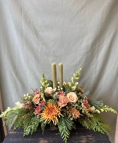 Cedar & Candlelight Centerpiece 