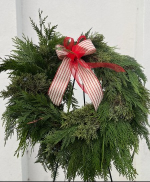 Cedar Door Wreath 