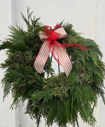 Cedar Door Wreath  in La Grande, OR | FITZGERALD FLOWERS