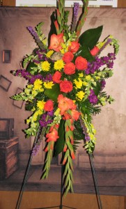 Celabration of Life Standing Spray
