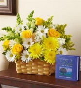 Celebrating Life - Yellow and White Funeral - Sympathy
