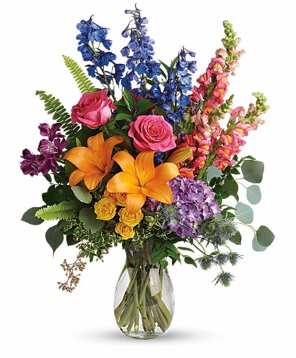 Celebrating You   Colorful Vase Arrangement