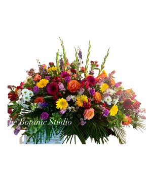 Celebration Garden Casket Spray